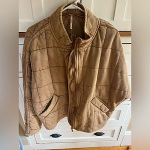 Dolman free people jacket size small champagne colour